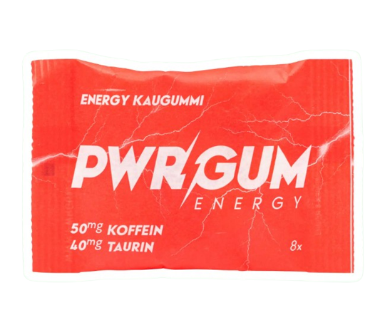 PWRGUM Kaugummi ENERGY Pack mit 8 Stück Deutschland
