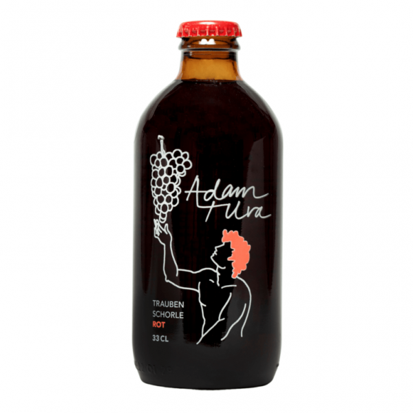 ADAM+UVA Bio Traubenschorle – ROT ohne Alkohol 330 ml Schweiz
