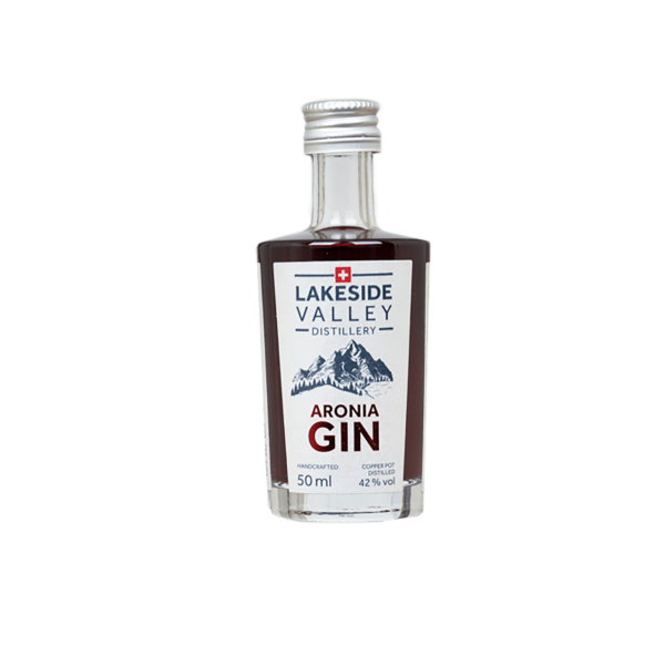 Lakeside Valley ARONIA Dry Gin MINIATURE 5 cl / 42 % Schweiz