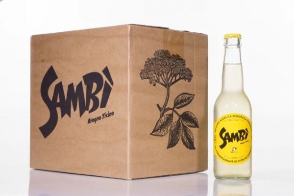 SAMBI Original Bio Mixgetränk mit Holünder Geschmack Kiste 24 x 330 ml / 4.2 % Schweiz