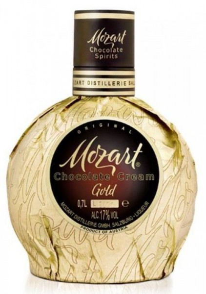 Mozart GOLD Chocolate Cream Likör 50 cl / 17 % Österreich