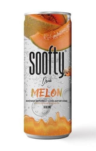 soofty Drink MELON in PET Dose 330 ml Frankreich