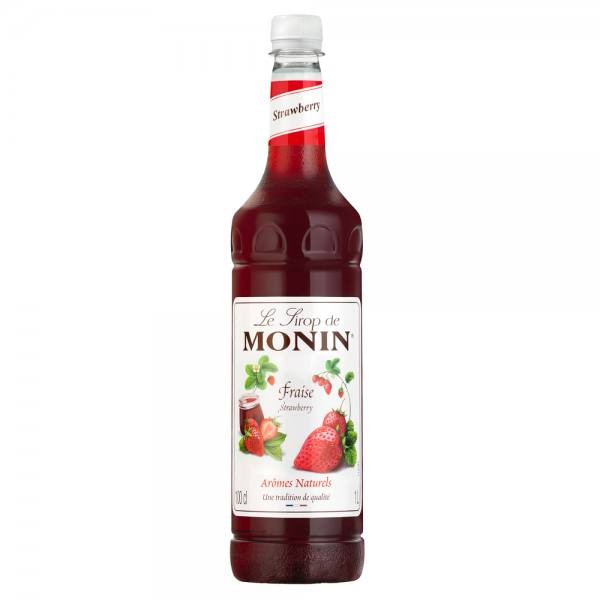 MONIN Premium Fraise / Strawberry Sirup PET 100 cl Frankreich