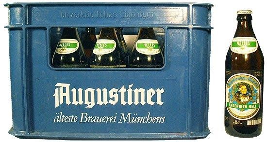 Augustiner HELLES Lagerbier 20 x 500 ml / 5.2 % Deutschland