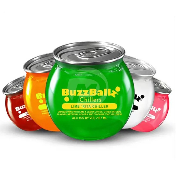 BuzzBallz MIXPACK: Strwb - Lime- Chilli Cocktails Kiste 12 x 200 ml / 15 % USA