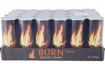 BURN Energy Drink Original Kiste 24 x 250 ml Italien