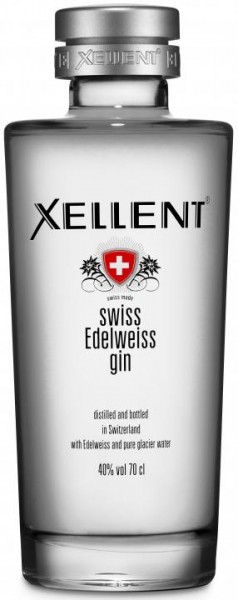 XELLENT Swiss Edelweiss Gin 70 cl / 40 % Schweiz