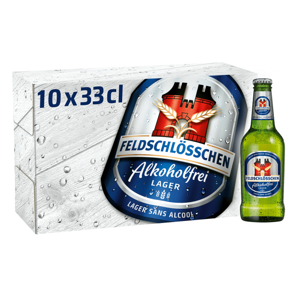 Feldschlösschen ALKOHOLFREI Lager Bier Kiste 20 x 330 ml Schweiz