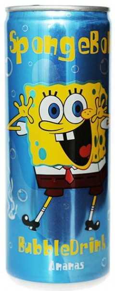 SpongeBob Bubble Drink Ananas 250 ml Österreich