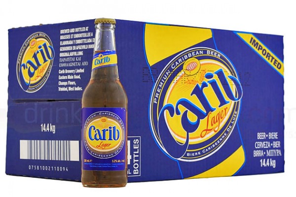 Carib Premium Lager Caribbean Beer Kiste 24 x 355 ml / 5.2 % Karibik