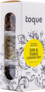 Toque LONDON DRY Premium Botanicals für Gin & Tonic 42 Gramm UK