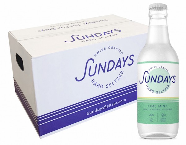 Sundays Hard Seltzer LIME MINT Kiste 24 x 330 ml / 4 % Schweiz