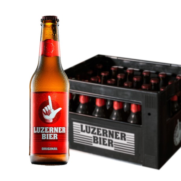 LUZERNER Bier Original 24 x 330 ml / 5 % Schweiz