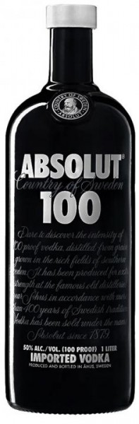 Absolut 100 Vodka 100 cl / 40 % Schweden