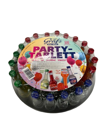 Gräf's PARTY TABLETT 48 x 2 cl / 16 % Deutschland