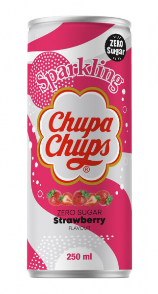Chupa Chups ZERO Strawberry Kiste 24 x 250 ml
