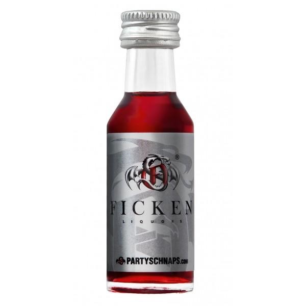 FICKEN Partyschnaps Jostabeeren Likör 2 cl / 15 % Deutschland