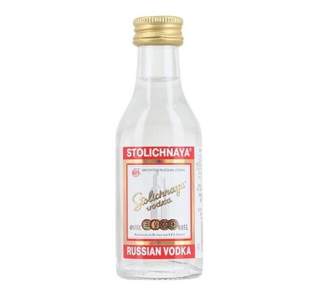 STOLICHNAYA Vodka MINIATURE Box 20 x 5 cl / 40 % Lettland