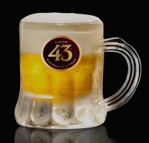 LICOR 43 Shot PET Glass Mini Beer ca 3 cl content