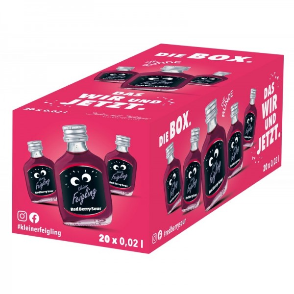 Kleiner FEIGLING RED BERRY SOUR BOX 20 x 2 cl / 15 % Deutschland