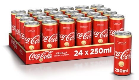Coca Cola VANILLA Kiste 24 x 250 ml Frankreich