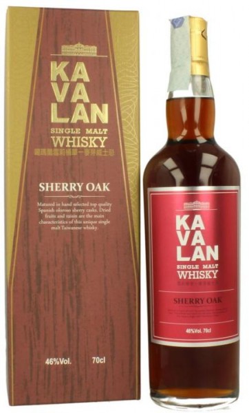 KAVALAN SHERRY OAK Single Malt Whisky 70 cl / 46 % Taiwan
