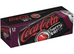 Coca Cola Cherry ZERO Case 24 x 355 ml USA