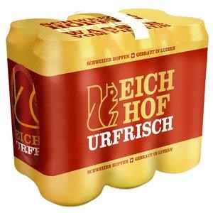 Eichhof URFRISCH Bier Cans Case 24 x 500 ml / 4.9 % Schweiz