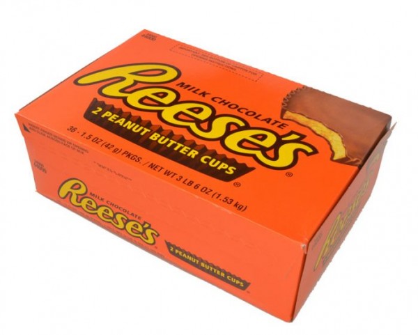 Reeses's 2 Peanut Butter Cups Box 36 x 42 grams USA