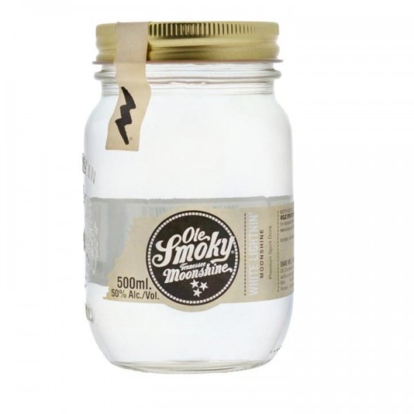 Ole SMOKY Tennessee MOONSHINE White Lightning Whisky 50 cl / 50% USA
