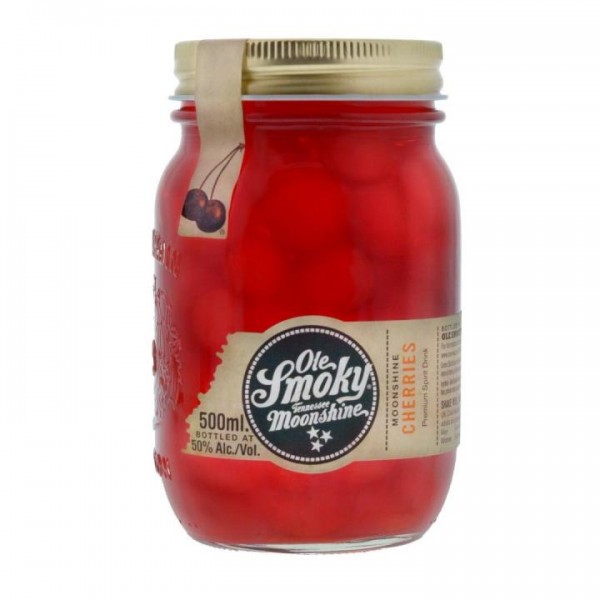 Ole SMOKY Tennessee MOONSHINE Cherries Whisky 50 cl / 20 % USA