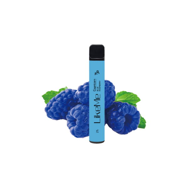 LiKeMe PUFF STICKS Capricorn BLUE RASPBERRY Geschmack BOX 10 x 2 ml / 2 % Nikotin