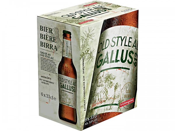 Schützengarten Gallus 612 - Old Style Ale Kiste 24 x 330 ml / 5.6 % Schweiz