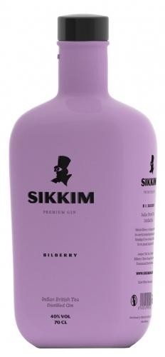 SIKKIM BILBERRY Indian British Tea Distilled Gin 70 cl / 40 % Spanien